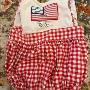 Patriotic Red and white “colter” bubble